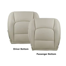 Driver Passenger Bottom Leather Seat Cover for 1998-2007 Lexus LX470 Tan