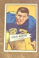 1952 BOWMAN SMALL #61 LESLIE RICHTER LA RAMS