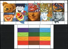 Great Britain Stamp 1304-1313  - Famous Smiles