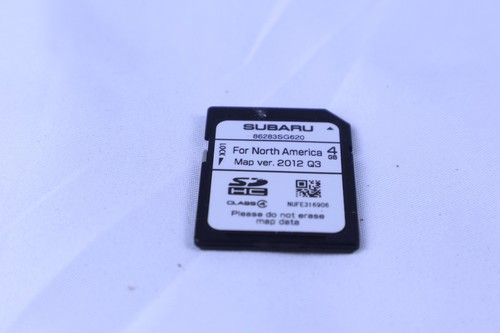 2014-16 Subaru Forester Navigation GPS Map Data Sd Card Genuine Part 86283SG620