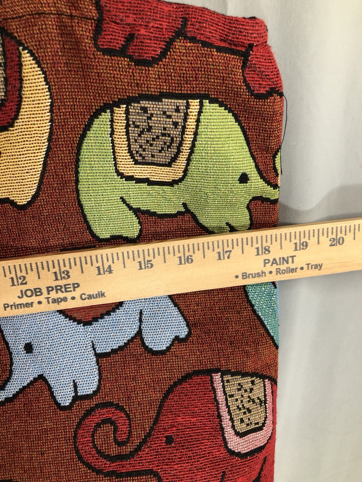 Multi Colored Elephant Pattern Tapestry Tote Bag … - image 7