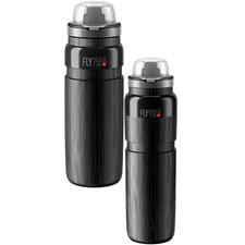 Elite Fly MTB Water Bottle Bundle 750ml  950ml Tex Black, Durable BPA-Free