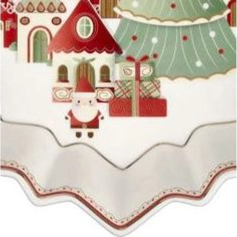 Ciotola Centrotavola Raggi 23,5 cm BRANDANI Villaggio in Festa Porcellana Natale, fotografia 9 di 9