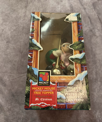 Mr. Christmas Lighted Animated Disney Mickey Mouse Tree Topper Mickey Unlimited