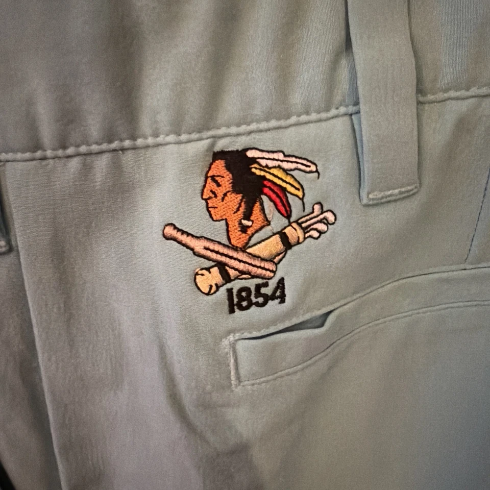 Pantalones cortos de golf Adidas para hombre Philadelphia Cricket Club 36 azul aguamarina claro par extra Foto 2 de 4