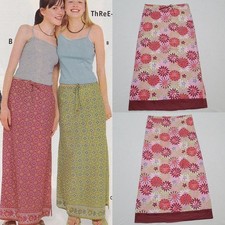 Rare Vintage 90s Delia's Retro Daisy Print Tie-Waist Low Waisted Midi Skirt M