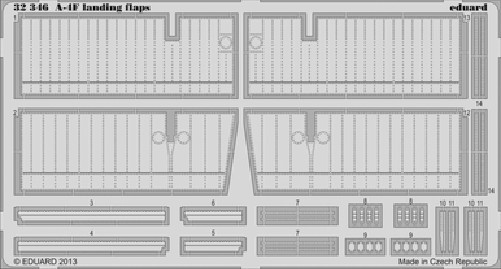 Eduard 32346 1/32 A-4F Landing Flaps for TRP