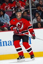 Dan McGillis New Jersey Devils skates v the Florida Panthers- Ice Hockey Photo
