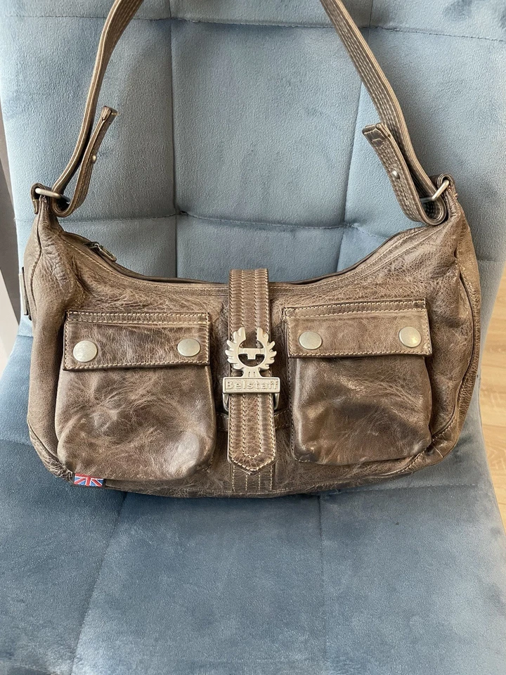 Bolso de Mano Belstaff Cuero Gris Guess / Dolce Gabbana Estilo Foto 3 de 4