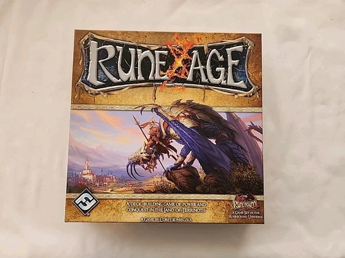 RUNE AGE Fantasy Flight Games Deck Building Game 1-4 players COMPLETE