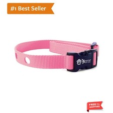 Pink Replacement Collar Strap - Universal Fit for All Breed Sizes, 26"