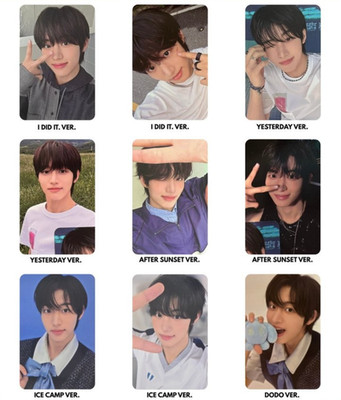 IDID - I did it. Album Official book/ ice camp/dodo PHOTOCARD KPOP 아이딧 WONBIN