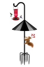 FEED GARDEN 92    Bird Feeder Pole Squirrel Proof 1 Pack, Adjustable Tall Shepher