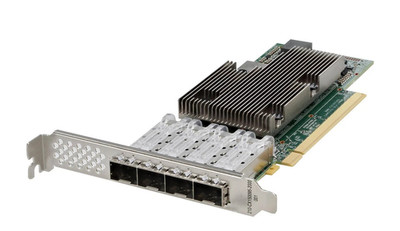 Dell Broadcom 57504 25Gb Quad Port SFP28 SFP+ Full Height Network Card FH