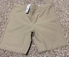 New Adidas Boy s Size Large TWISTWEAVE Golf Shorts Tan / Beige/ Khaki NWT