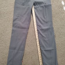 Columbia Omni Shade Women M Gray Outdoor Hiking Pant Activewear Zip Pockets