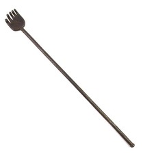 Luxurious Antique Iron Back Scratcher Unique collectible Hunting Tool G41-147