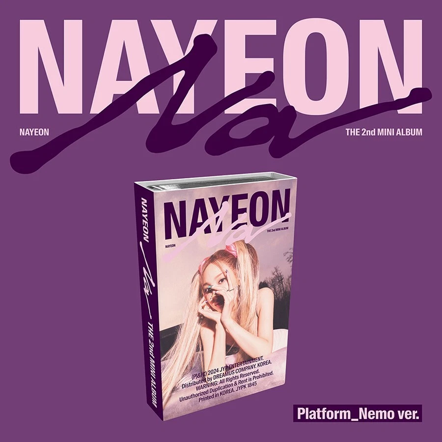TWICE NAYEON [NA] 2nd Mini Album PLATFORM NEMO Ver/QR Card+11 Card