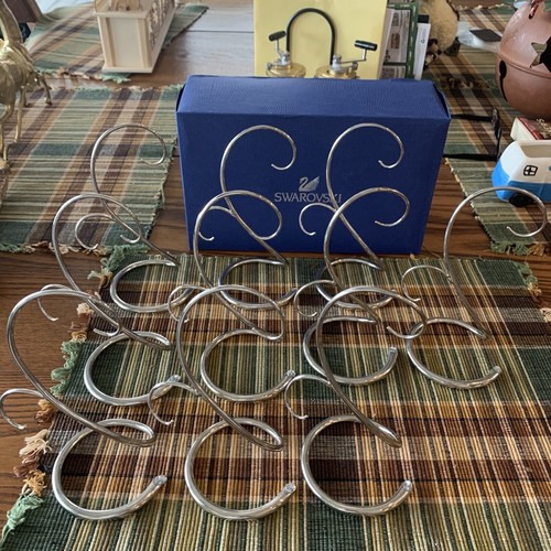 Authentic Swarovski Christmas Ornament Display Stand Silver (1). eBay