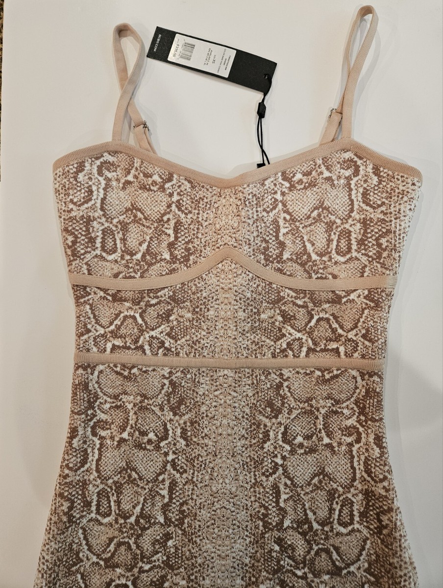 BCBG MAXAZRIA Snake Embossed Bodycon NWT $ 338.00 XS View 2