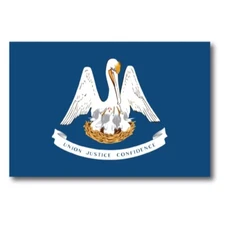 Magnet Me Up Louisiana Car Magnet Decal US State Flag 4x6 Refrigerator Locker SU