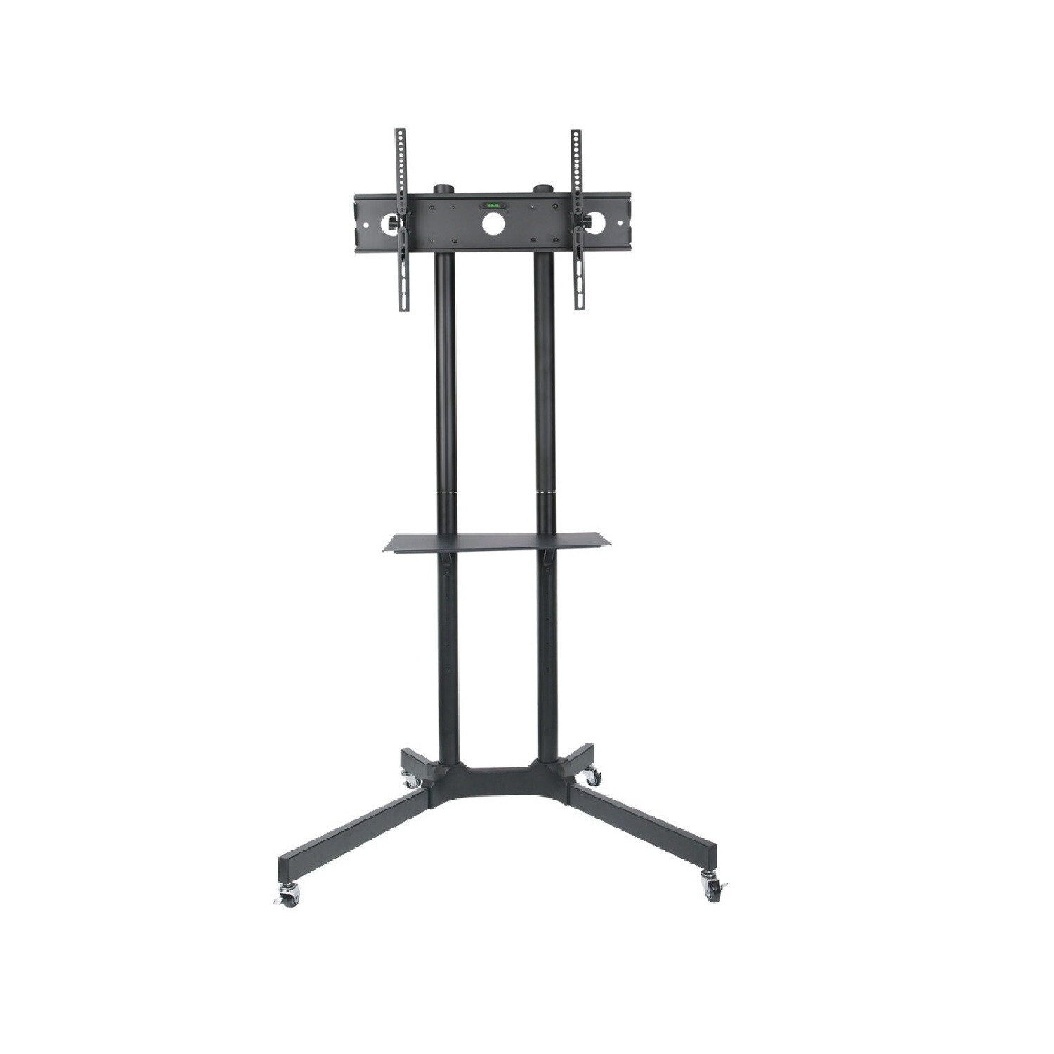 Support TV orientable 30-65 pouces avec tablette pour box internet