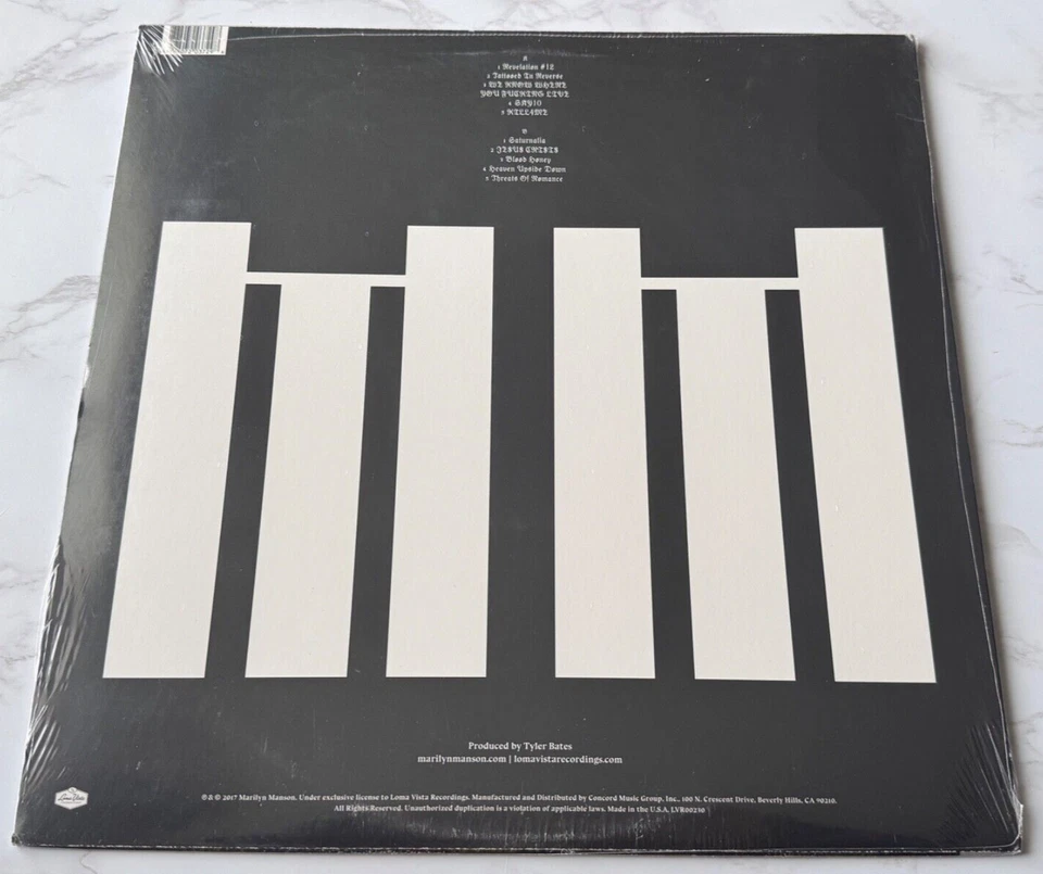 Marilyn Manson Heaven Upside Down LP VINYL SEALED! 2017 Loma Vista BRAND NEW! - Image 3 of 4