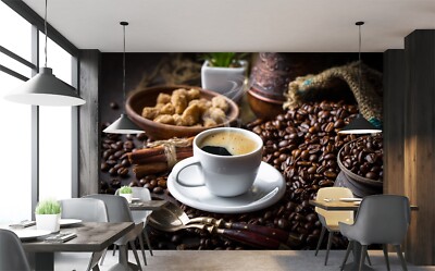 3D Simple Coffee Meal 597 Wallpaper Mural Paper Wall Print Indoor Murals CA Coco