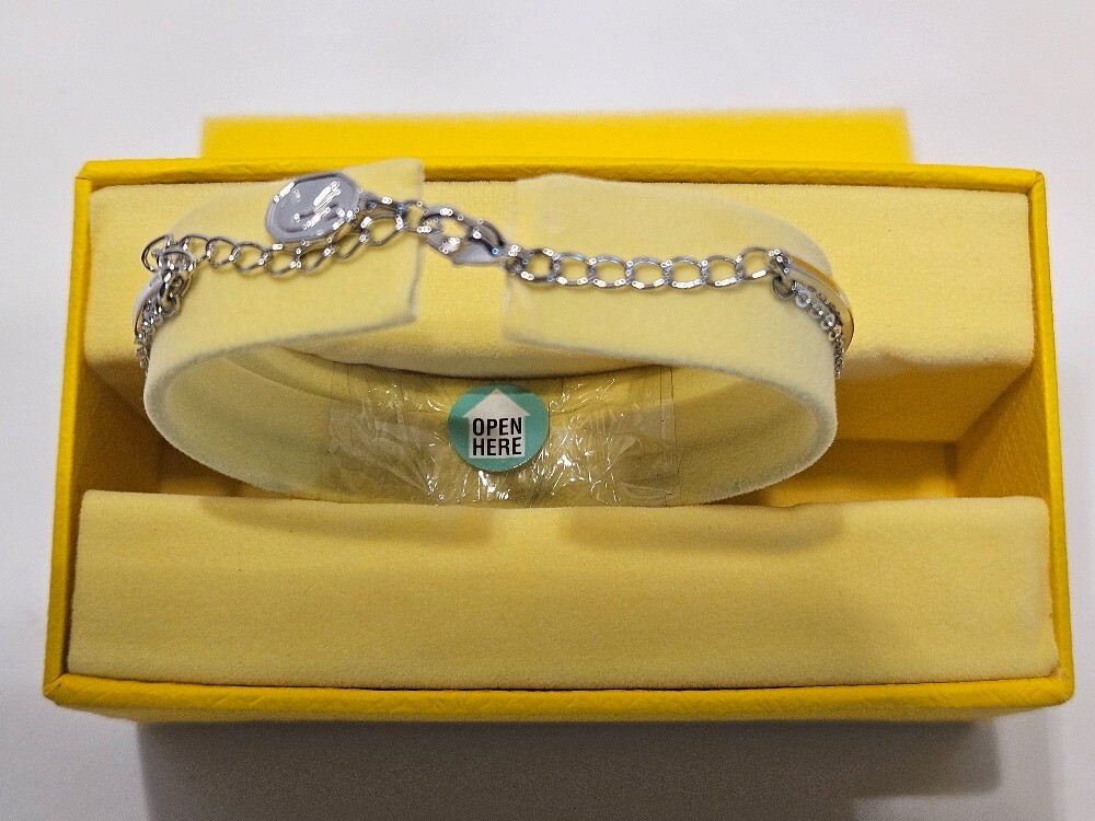 Swarovski 5628552 Signum Bangle/Bracelet Swan Blue Rhodium