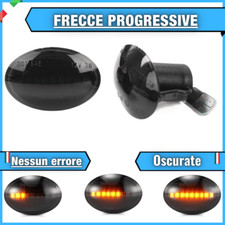 COPPIA FRECCE LATERALI DINAMICHE LANCIA YPSILON 843 Y PROGRESSIVE OSCURATE FUME