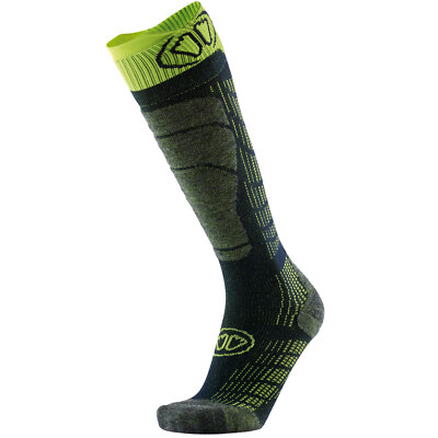 Sidas Ski Comfort Skisocken Winter-Socken Skifahren Snowboard Socks Schwarz/Gelb