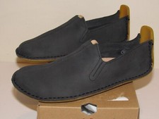 VivoBarefoot Ababa II 35 EU Womens 4.5 Black Leather Slip On Shoes Loafer NEW