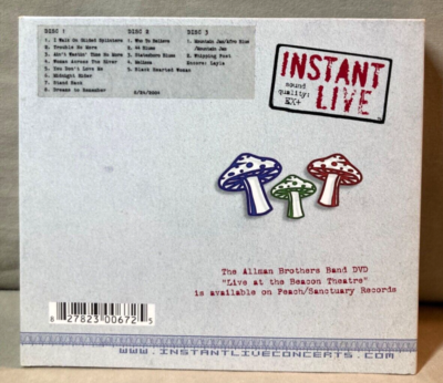 ALLMAN BROTHERS BAND-Instant Live 8/24/2004 JONES BEACH Wantagh