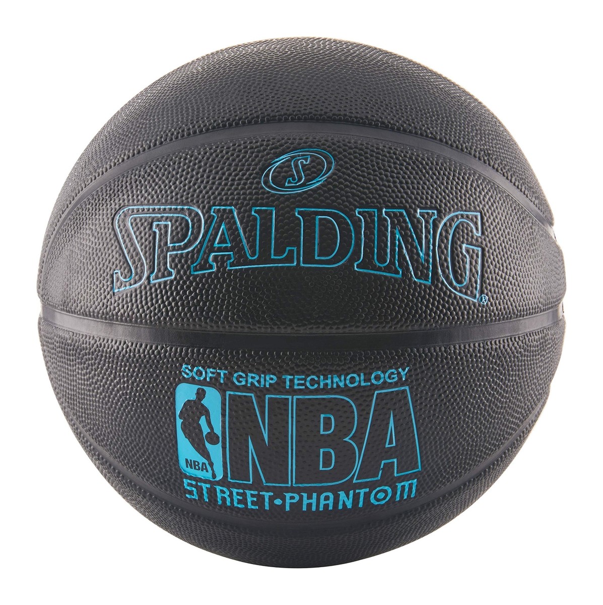 Spalding NBA Street Phantom Outdoor Basketball Neon Blue 29.5