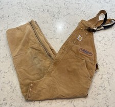 Carhartt Double Knee Carpenter Overalls "All American Co-op" Size 46 x 30