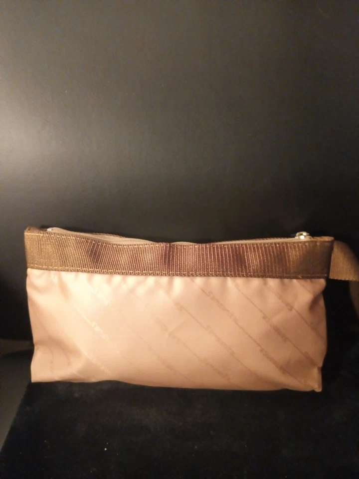 SAMSONITE MAKEUP BAG BEIGE & BROWN 10 IN BY 6 IN - Image 3 of 4