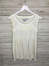 Adidas for Stella McCartney Cream Frill Top Size EUR 36 or UK 8