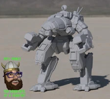 CRB-20 Crab Alternate Mech Model For Battletech 6mm-10mm-15mm