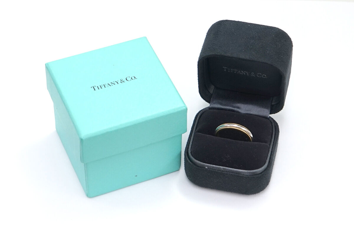 Tiffany & Co. Milgrain Band Ring size US8 Platinum PT950 Tiffany & Co. Milgrain Band Ring size US8 Platinum PT950