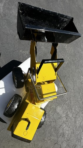 1983 Mighty Tonka Front End Loader Tractor Turbo Diesel Shovel Plow Toy - Picture 7 of 16