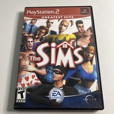 The Sims (Sony PlayStation 2, PS2) NO MANUAL Tested Works Life Sim Game