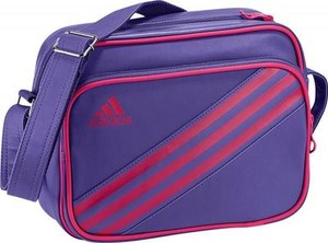 purple adidas messenger bag