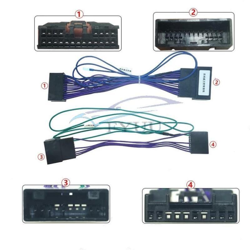 CAR ADAPTER 第4世代 MAX OEM ③ 28Pin Front Backup+24Pin Rear Camera Adapter Cable For