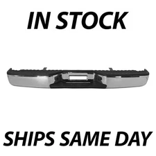 NEW Chrome Steel Rear Step Bumper Assembly for 2004-2015 Nissan Titan Pickup