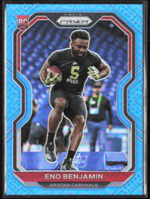 2020 Panini Prizm #324 Eno Benjamin Prizm Light Blue