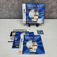 Brain Age 2: More Training in Minutes a Day - Nintendo DS - Complete CIB