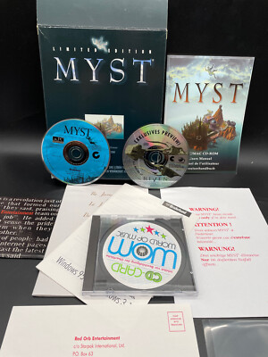Myst - Limited Edition - German - PC CD-ROM - BIG BOX / OVP - TOP Zustand