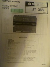 Sanyo JT-366L (UK) Sintonizzatore Stereo Manuale di Servizio Originale