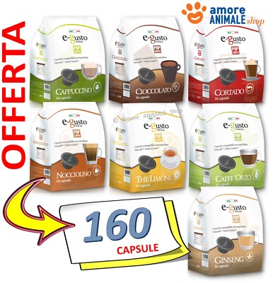 48/96/128/160 Kapseln   E-Gusto Pop Caffè Dolce Gusto Barley Tee Lemon