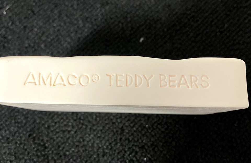 Molde de empuje de osos de peluche AMACO 1997 Judi Maddigan arcilla polimérica artesanía arte pasatiempo de colección Foto 2 de 3